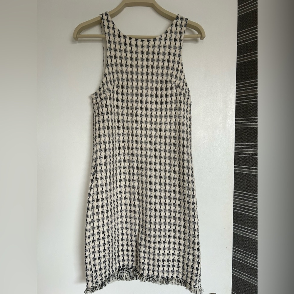 Mango Tweed A Line Shift Dress